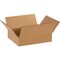MyBoxSupply 14 x 11 x 3" Flat Corrugated Boxes, 25 Per Bundle